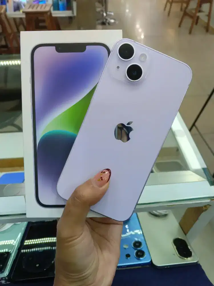 Jual hp Bks iphone14 128gb purple ibox