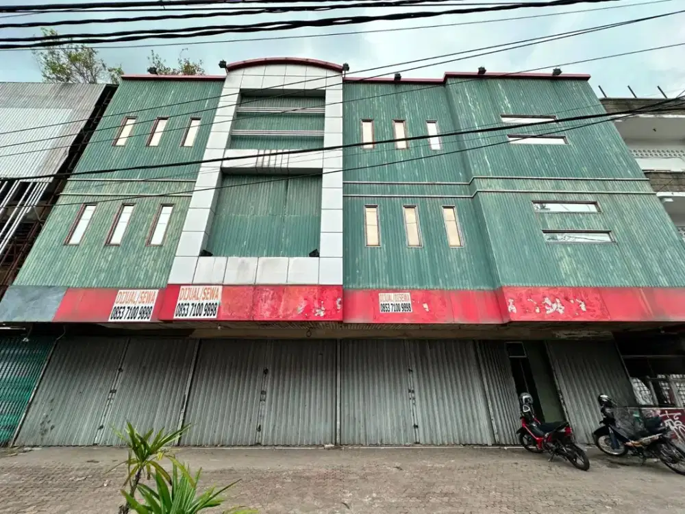 Dijual 4 Ruko gandeng Luas lokasi Strategis Jalan H.M Yamin