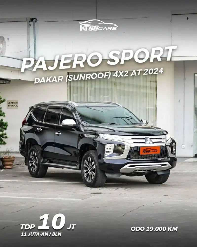 Mitsubishi Pajero Dakar Sport Sunrof AT Tahun 2024 Km 19 Rb
