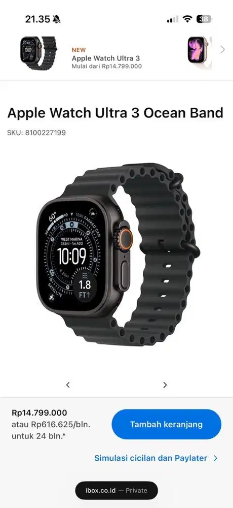 Apple watch ultra 3 black