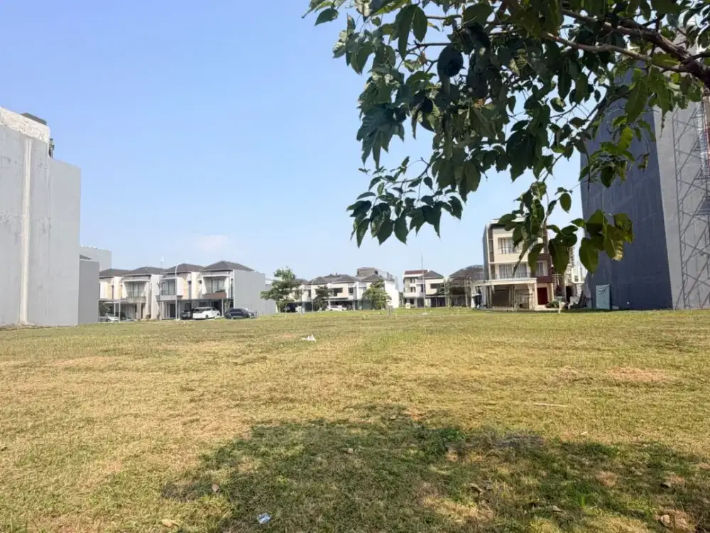 Tanah / Kavling 300m2 Hadap Utara Cluster Sonata Lagoon, Golf Island, Pik 2