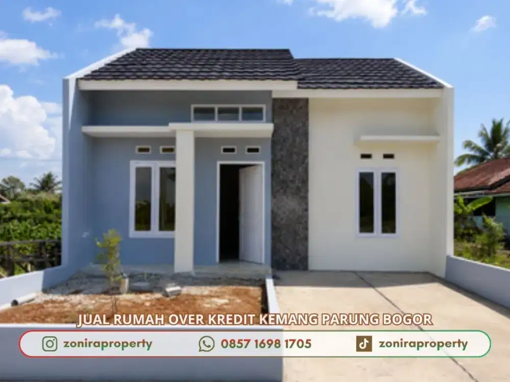 Jual Rumah TAKE OVER 59jt di Kemang Kiara Parung Bogor Strategis dekat Tol Kayumanis