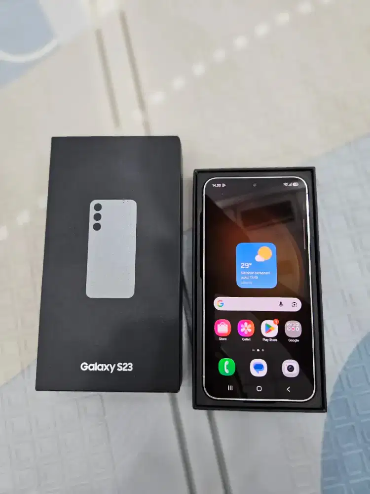 Samsung S23 8/128 Cream Mulus Garansi Resmi Sein
