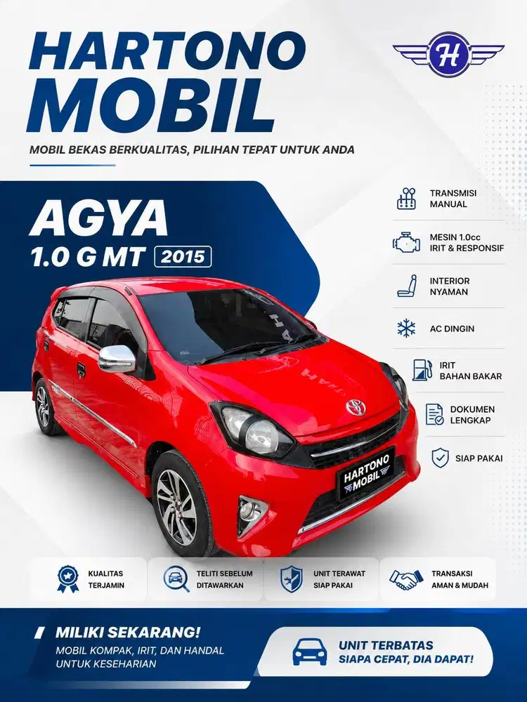 AGYA 1.0 G MT 2015
