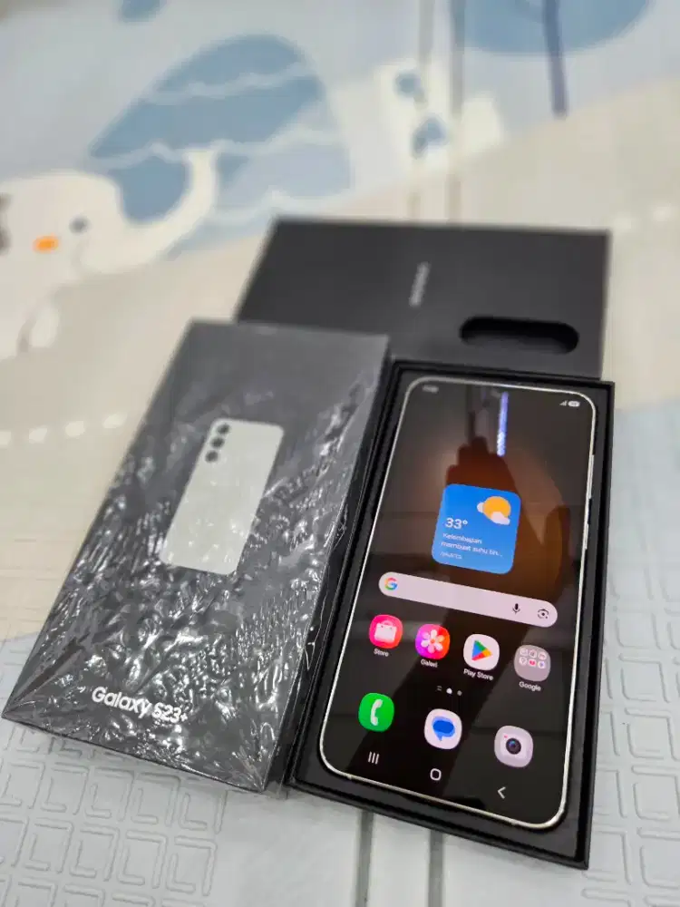 Samsung S23 Plus 8/512GB Cream Garansi Resmi Sein Mulus