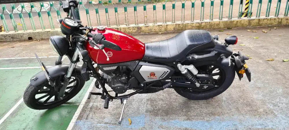 Motobi Evo 200 - Koleksi Hobi - Kilometer Super Rendah - Jual Cepat BU