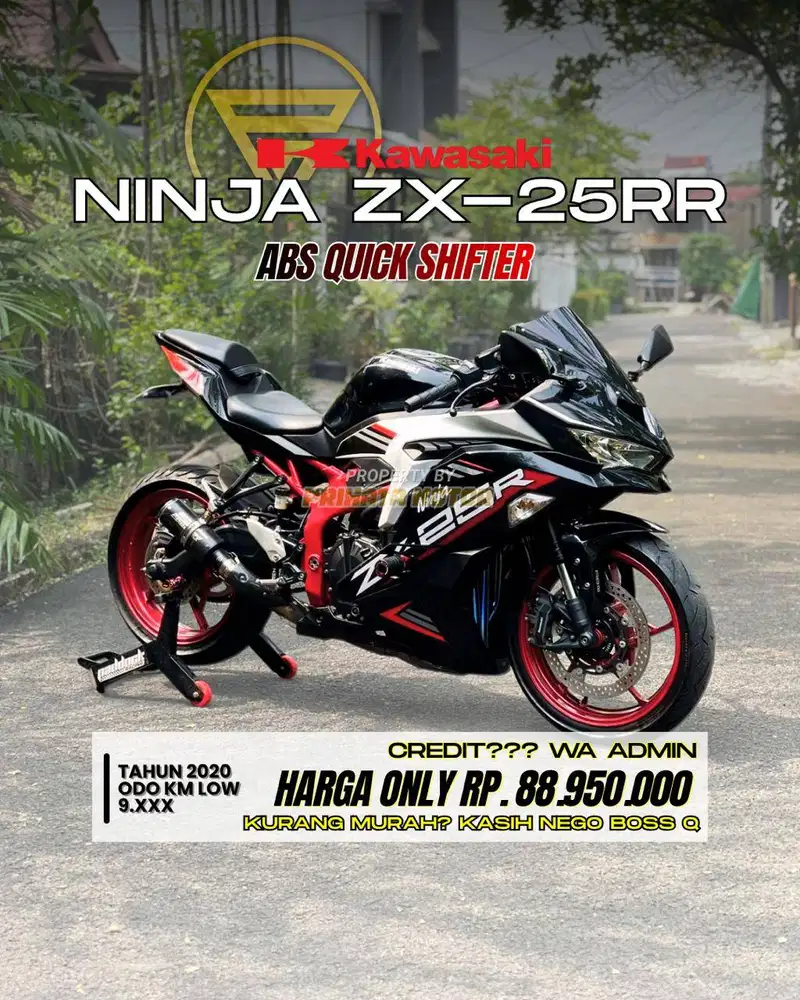 KAWASAKI NINJA ZX-25RR QS ABS 2020 !!!