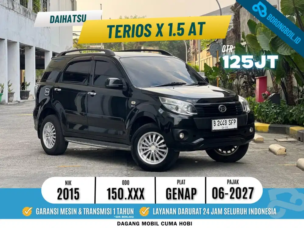 Daihatsu Terios X 1.5 AT 2015 SIAP PAKAI