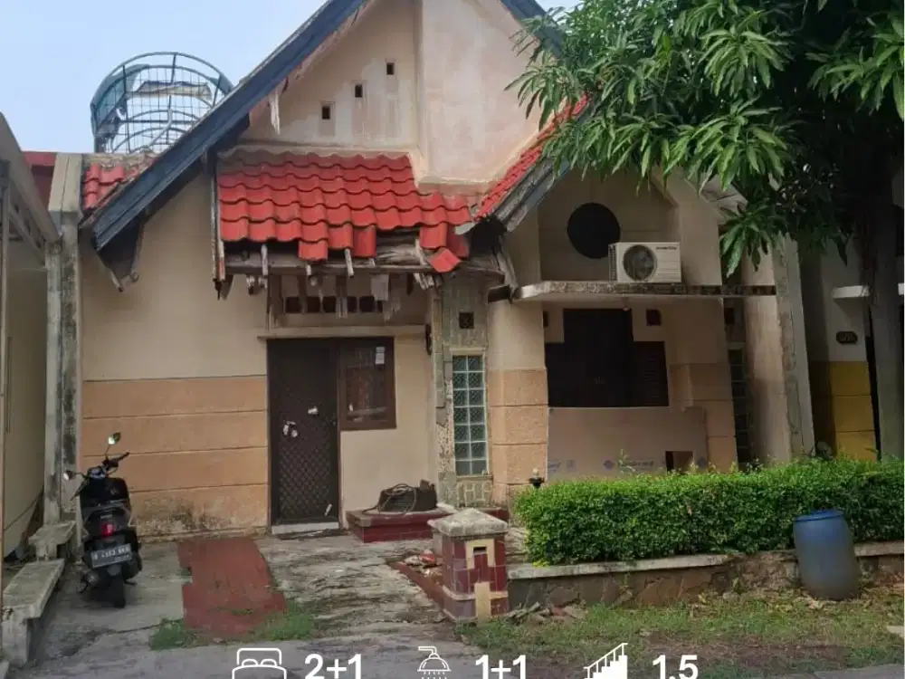 Jual Murah Harga Investor Rumah Rusak di Alam Sutera