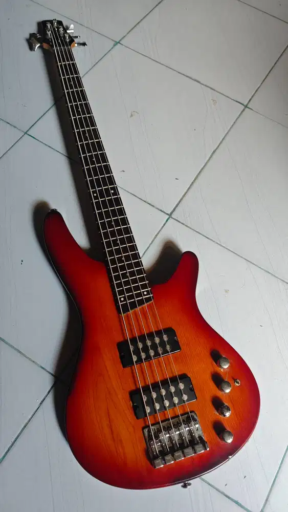 jual murah ibanez gio bass aktif 5 senar original fungsi normal