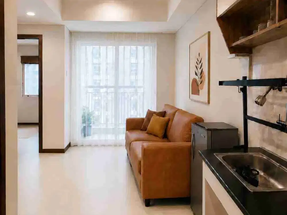 Disewakan Unit Apartemen Royal Mediterania Garden Residence Tanjung Duren Kondisi Furnished Tipe 1 BR