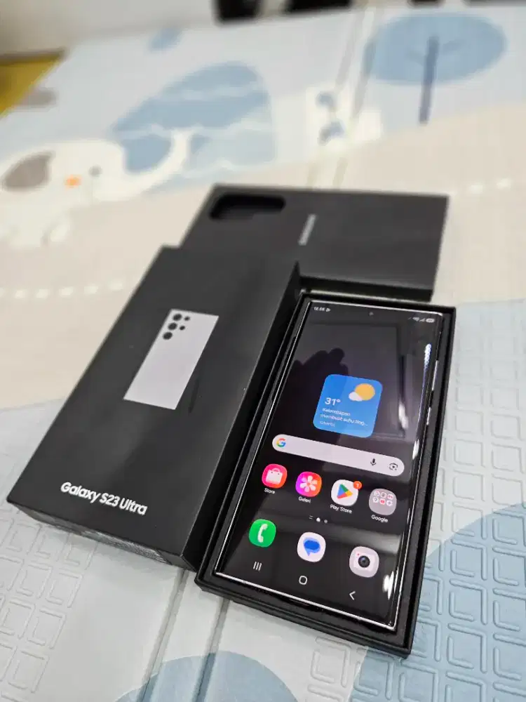 Samsung S23 Ultra 5G 12/512GB Lavender Garansi Resmi Sein Mulus