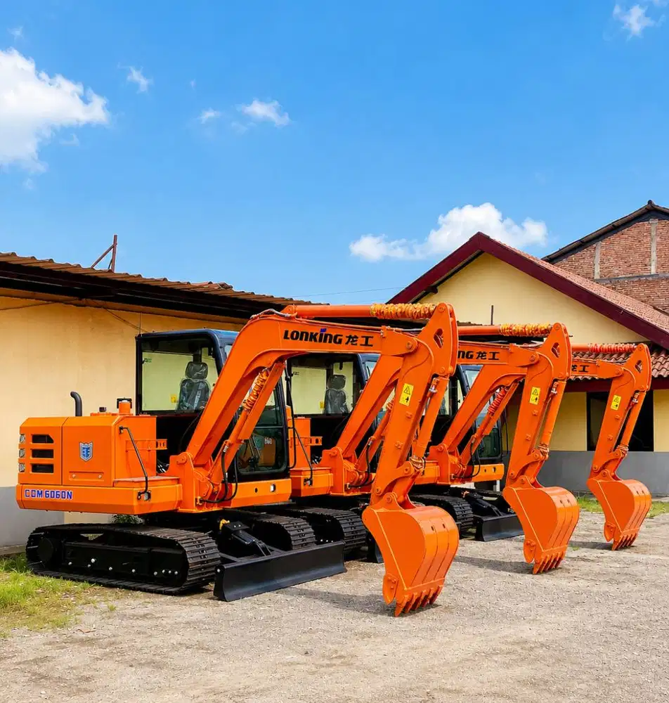 Jual Excavator PC 60 Merek LONKING Type CDM6060 Engine YANMAR 4TNV