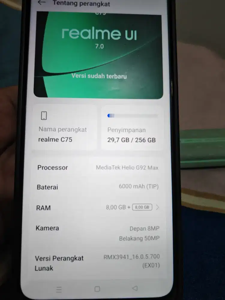 Realme C75 256 muluss