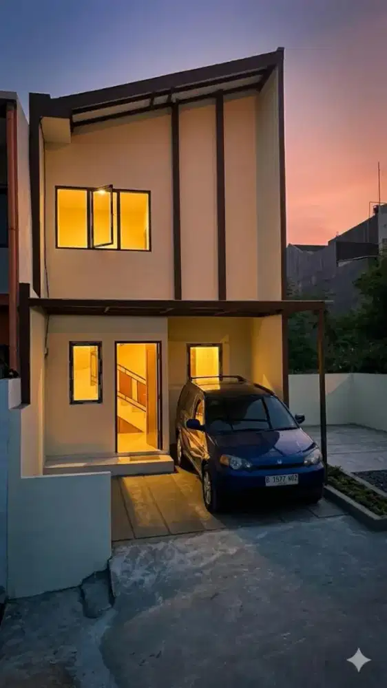 Jual rumah cluster gapura Menteng READY STOK murah dkt STAN bintaro