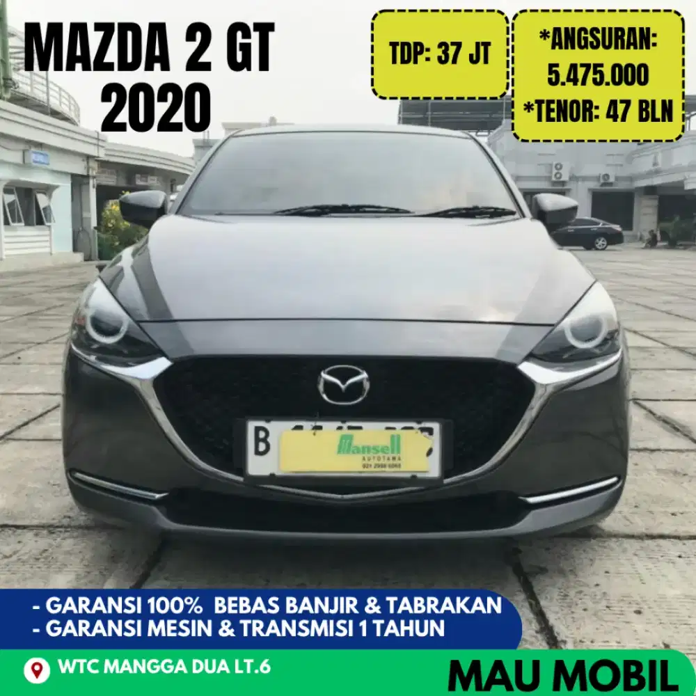 Mazda 2 GT Skyactive 2019/2020/2021 Abu Metalik, KM 60rb