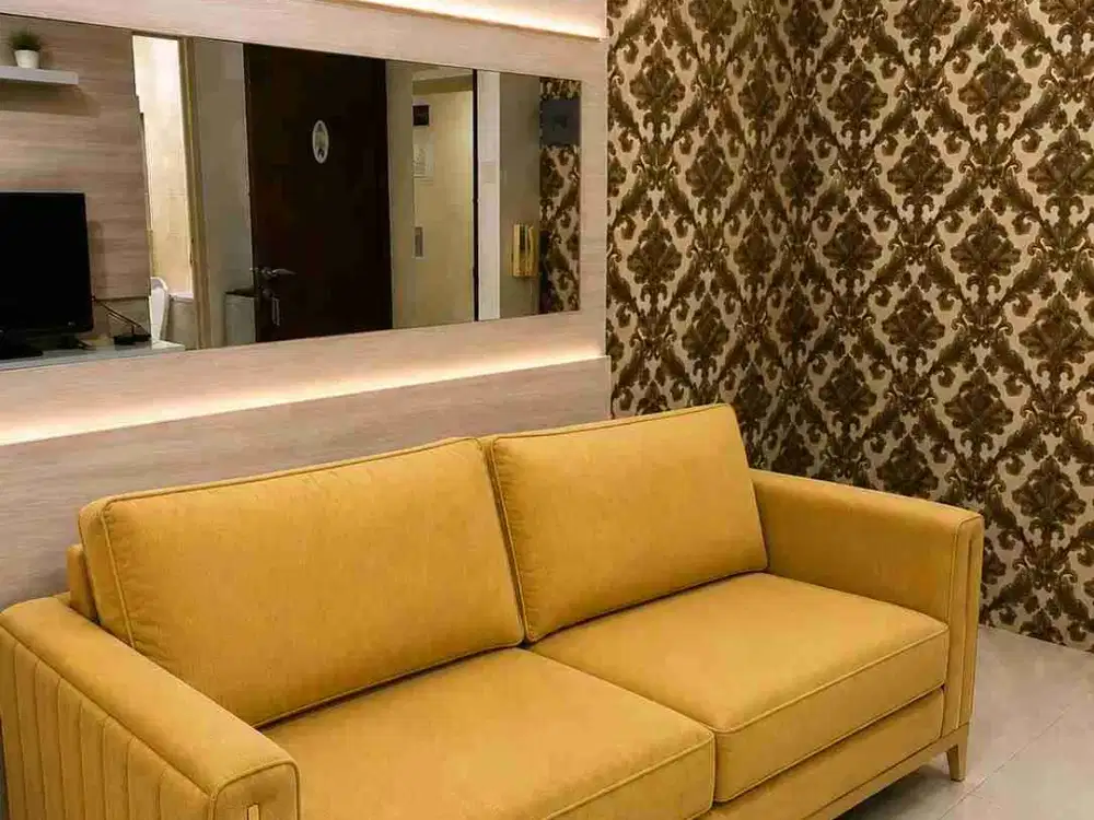 Siap Huni, Dijual Unit Apartemen Mediterania Gaden Residence 2 Kondisi Furnished dan tipe 2 BR