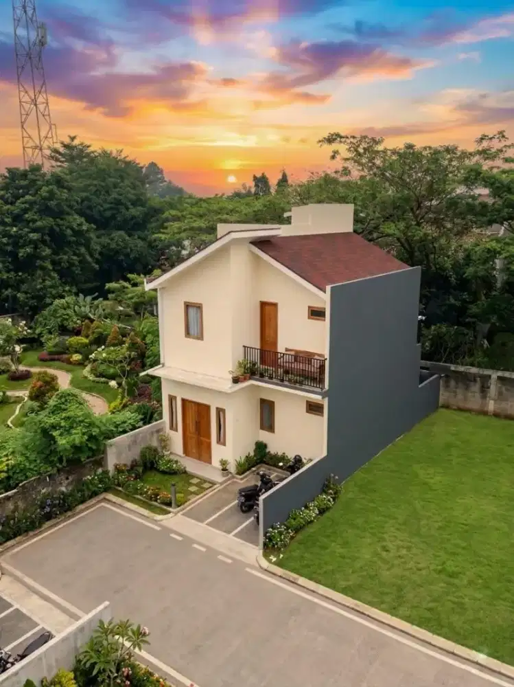 Jual rumah baru ready stok cluster gapura Menteng Bintaro dkt STAN