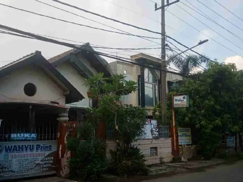 Dijual Rumah 2in1 Gudang Rumah Produksi