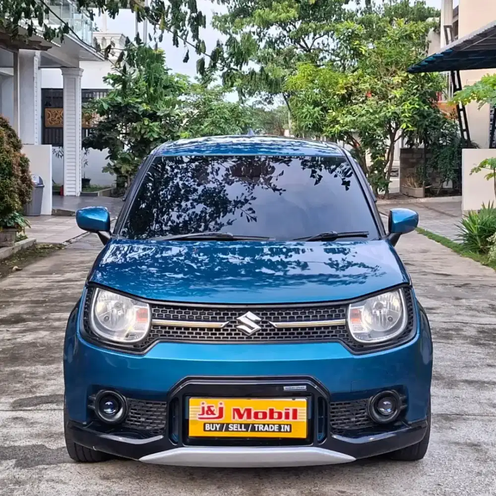 SUZUKI IGNIS 1.2 GL MANUAL MT 2018 NIK 2017 BIRU ORIGINAL PAINT