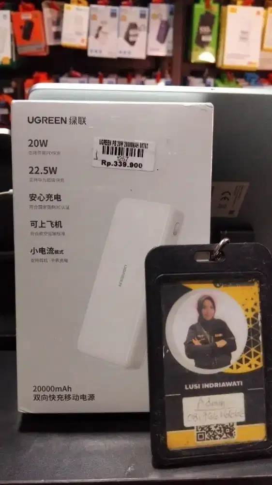 UGREEN POWERBANK  20W 20.000MAH 8063| ATLANTIS DAHSYAT