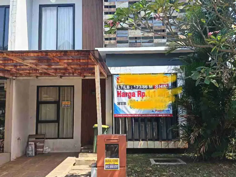 DIJUAL CEPAT RUMAH TOWN HOUSE BAGUS DELTA RESIDENCE CINERE