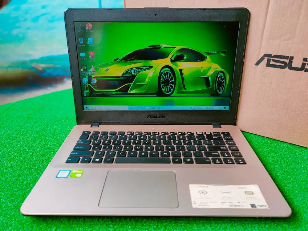 ASUS VIVOBOOK14 i7 GEN 8 8GB SSD 256GB DOUBLE VGA RENDER GAME GAHAR