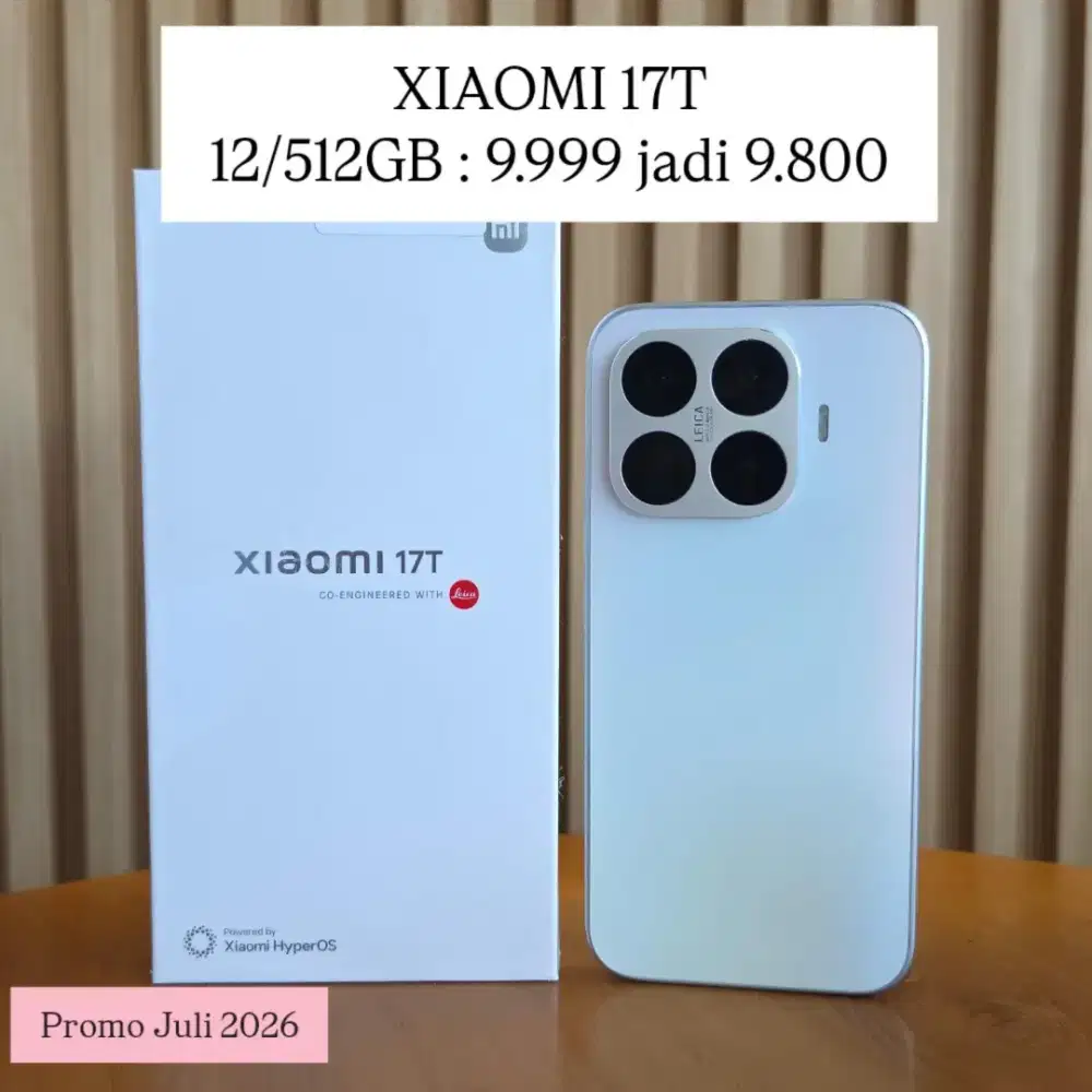 TERMURAH! XIAOMI 17TPRO 12/512 SEGEL GARANSI RESMI