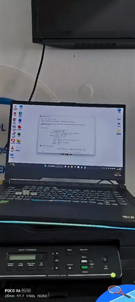 BU Jual laptop ROG Strix geming berat Libas