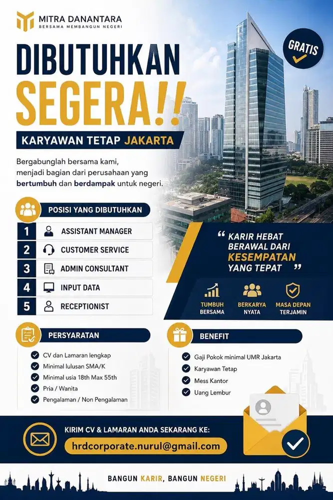 Lowongan Pekerjaan Jakarta