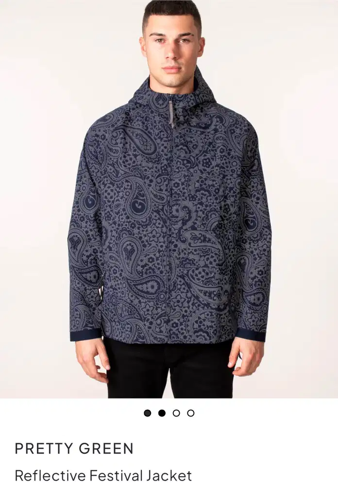 Jaket Preety Green Paisley