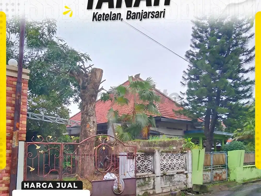 Tanah 208meter mobil Simpangan Tengah kota dekat monumen Pres Ketelan Banjarsari Solo