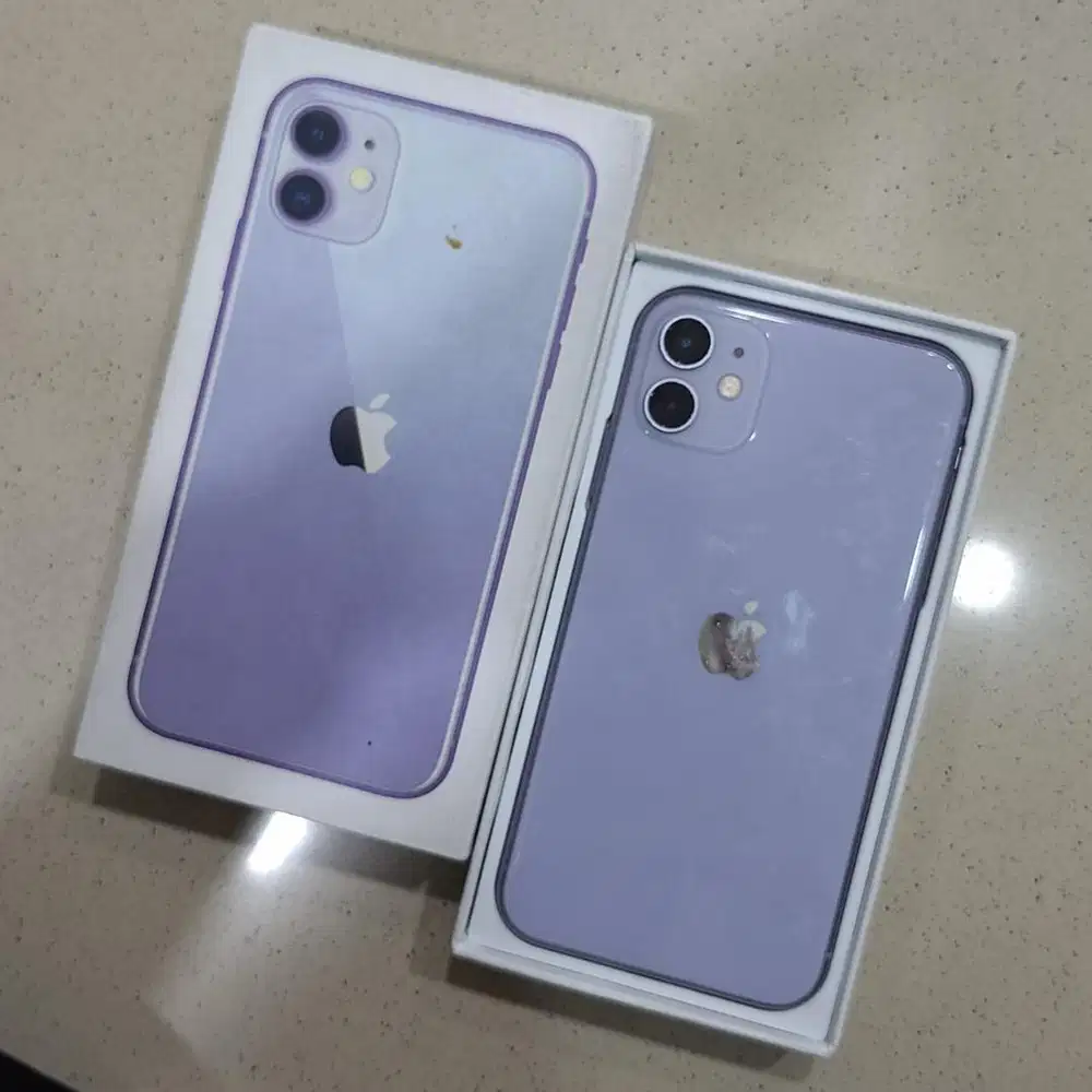 Iphone 11 128GB Lilac Becuk Fullset