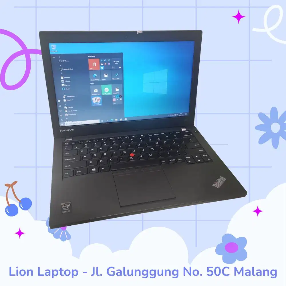 RAM 8GB SSD 256GB Core i5 Murah Lenovo Thinkpad X240 [02|07]
