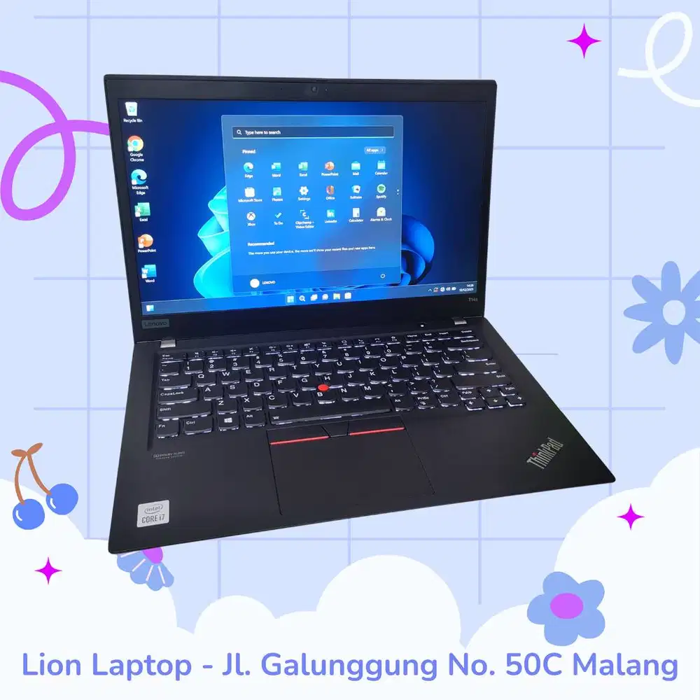 RAM 16GB Core i7 Gen 10 Slim SSD 256GB Lenovo Thinkpad T14S [02|07]
