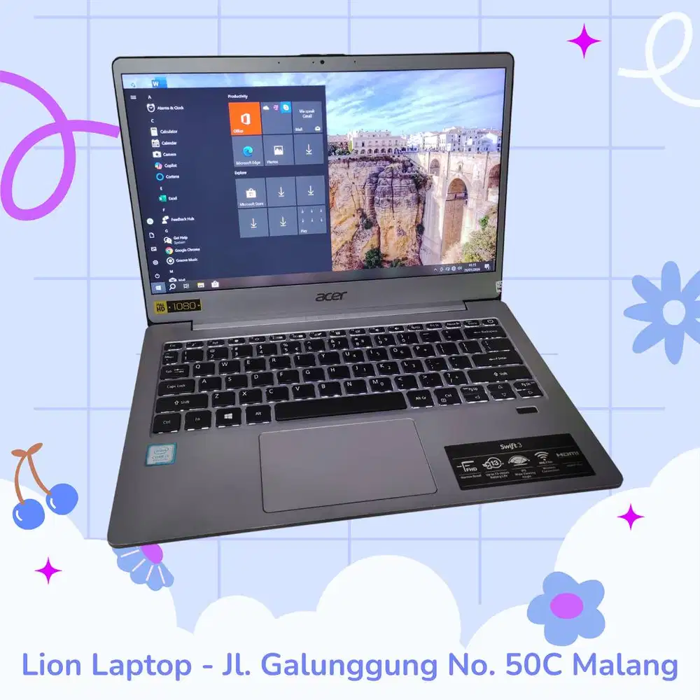 Super Slim Core i5 Gen 8 8/25 Acer Swift 3 SF313-51 [02|07]