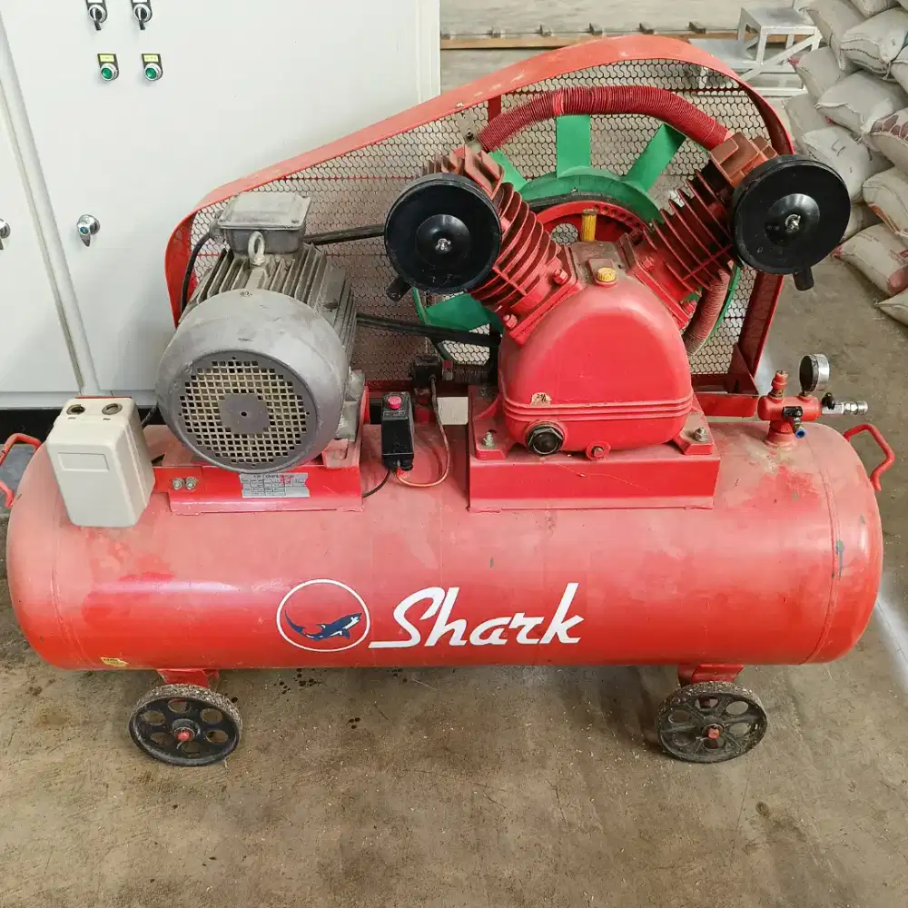 SHARK Kompresor Angin 7.5 HP + Dinamo Full Set Compressor