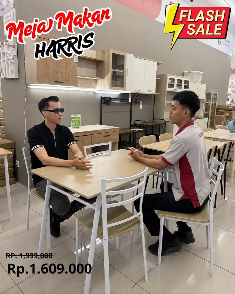 Promo Cicilan By Homecredit Meja Makan Merk Harris