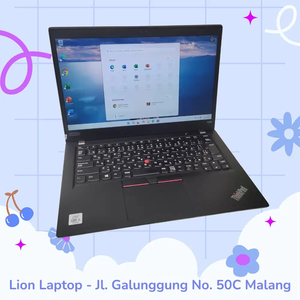 i5 GEN 10 Murah RAM 8GB Lenovo Thinkpad X390 [02|07]
