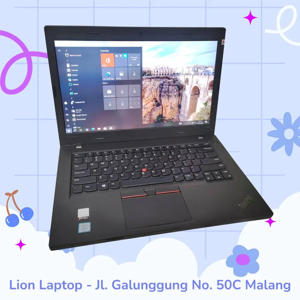 RAM 8GB Core i5 SSD Murah Lenovo Thinkpad L470 [02|07]