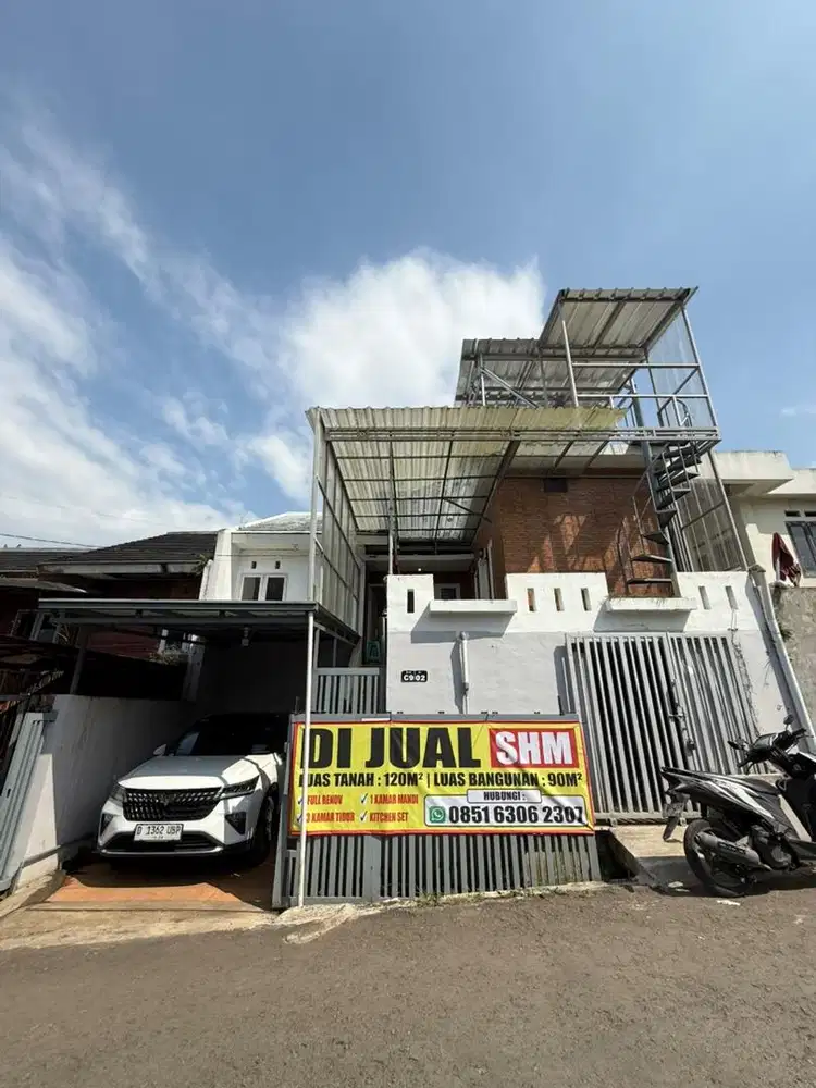 DIJUAL RUMAH BELAKANG WAHOO KOTA BARU PARAHYANGAN