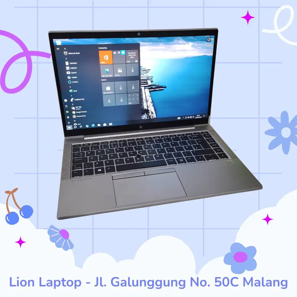 RAM 16GB Alumunium Body Core i5 Gen 10 HP Elitebook 830 G7 [02|07]