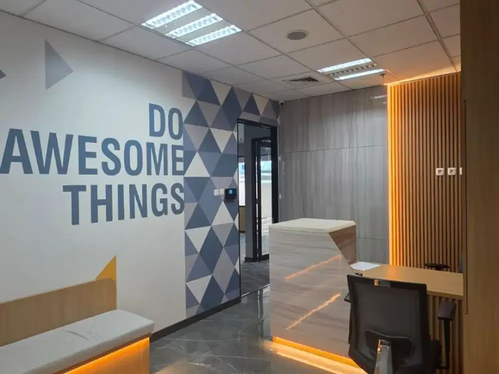 Grade A Office - Fully Furnished - Best City View - Gedung 88 Kokas