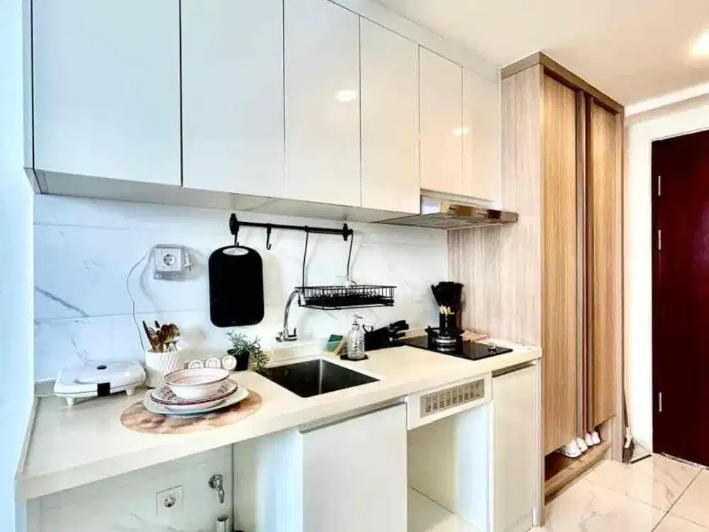 Disewakan apartemen sky house tipe studio full furnish tinggal bawa koper di alam sutera