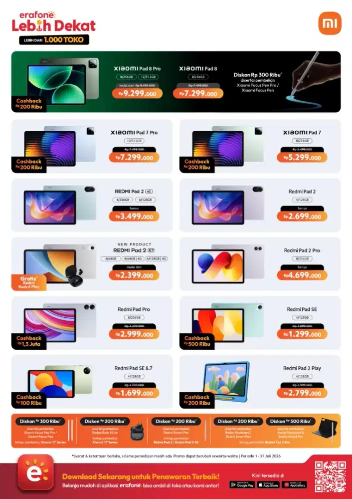 PAD / TAB XIAOMI REDMI