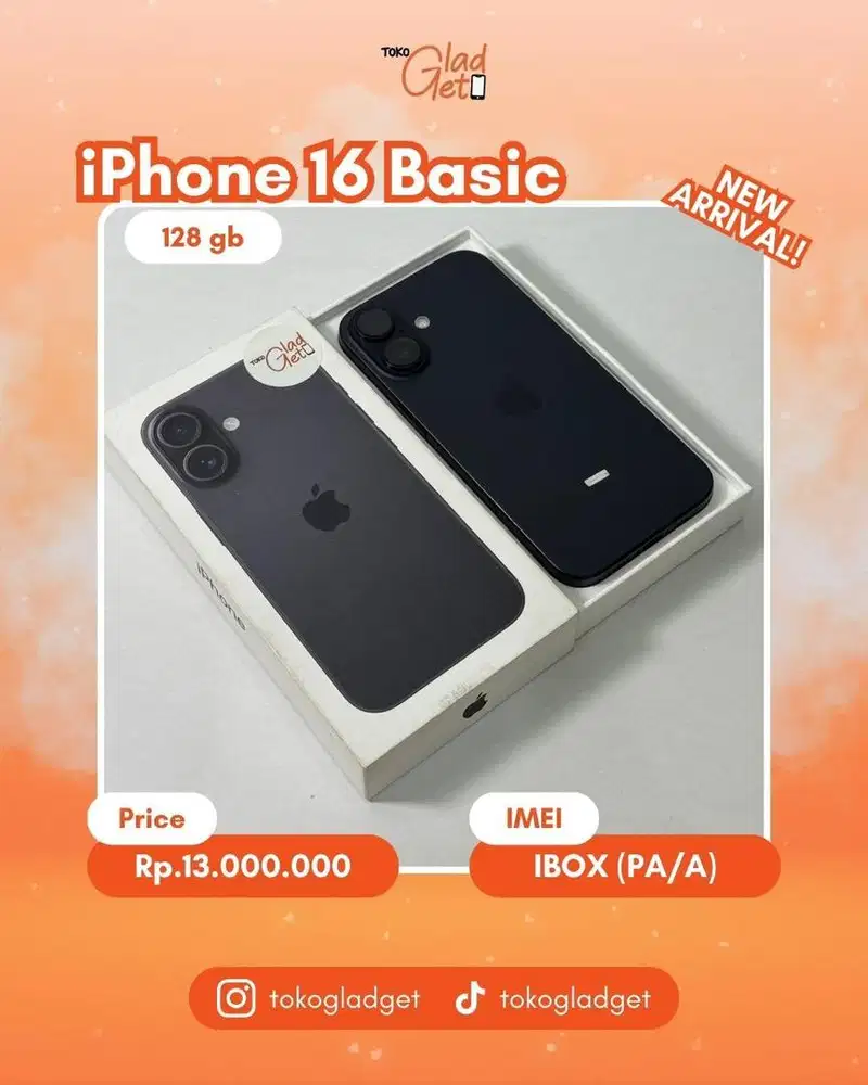 iPhone 16 Basic 128 Gb ex IBOX