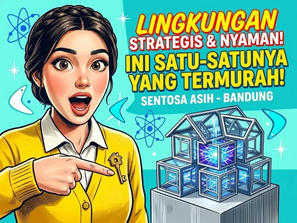 JUAL RUMAH DI SENTOSA ASIH, MARGAHAYU, CIPAMOKOLAN, BANDUNG TIMUR.