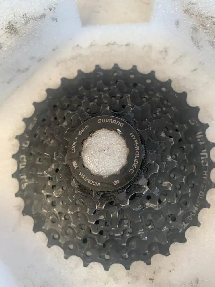 Jual sproket shimano 8 speed.bekas baik