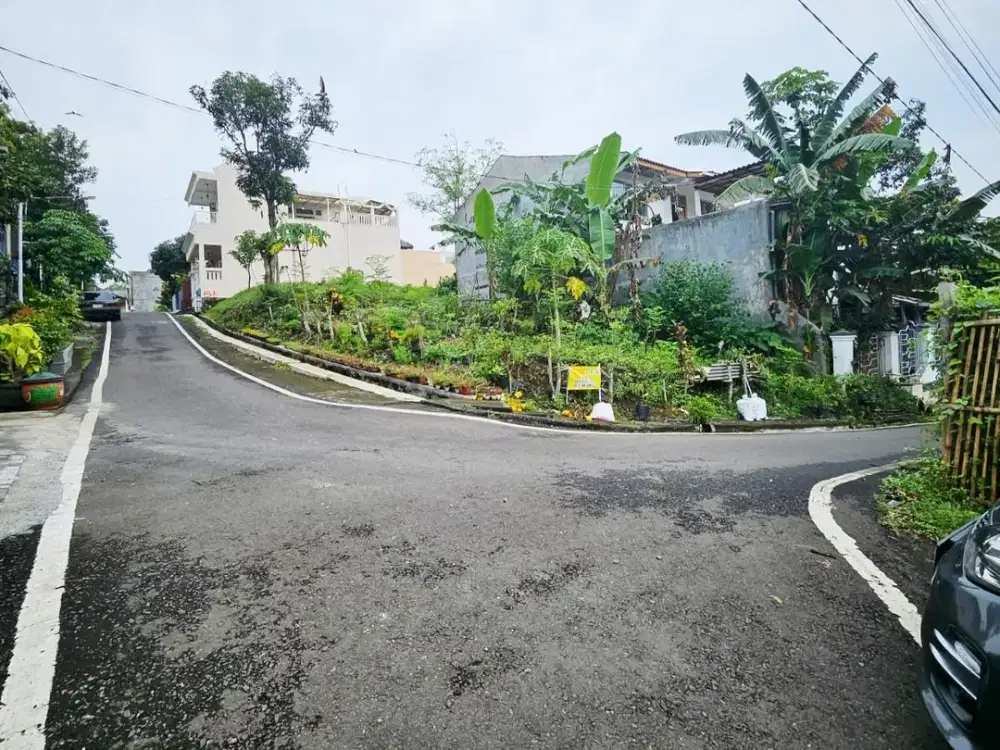 Tanah Murah Pojok Hook Jalan Teluk Arjosari Blimbing Malang