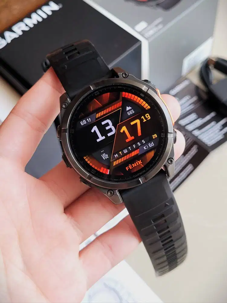 GARMIN FENIX 8 Amoled 47mm Garansi Resmi TAM Second Bekas Preloved